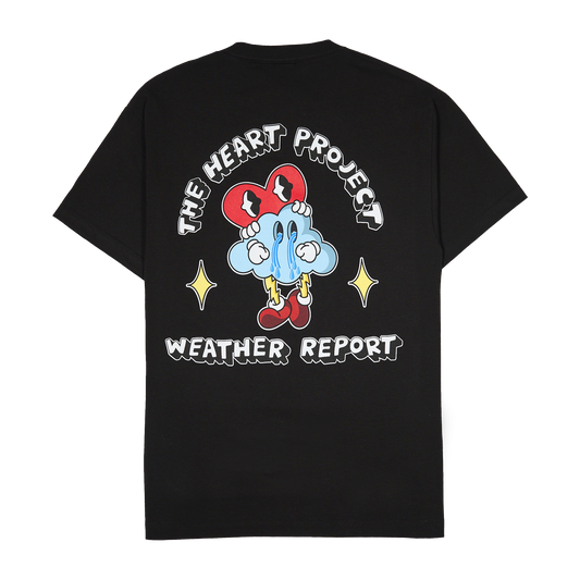 WEATHER REPORT X THE HEART PROJECT - CLOUDY EMOTIONS T-SHIRT